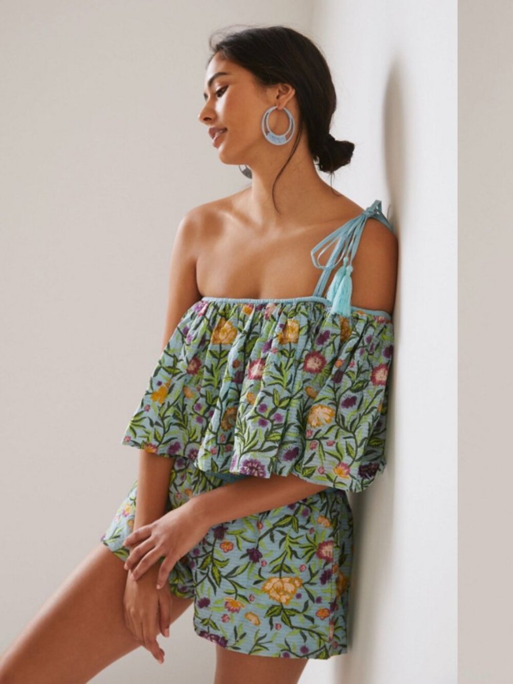La Fuori for Anthropologie one shoulder romper